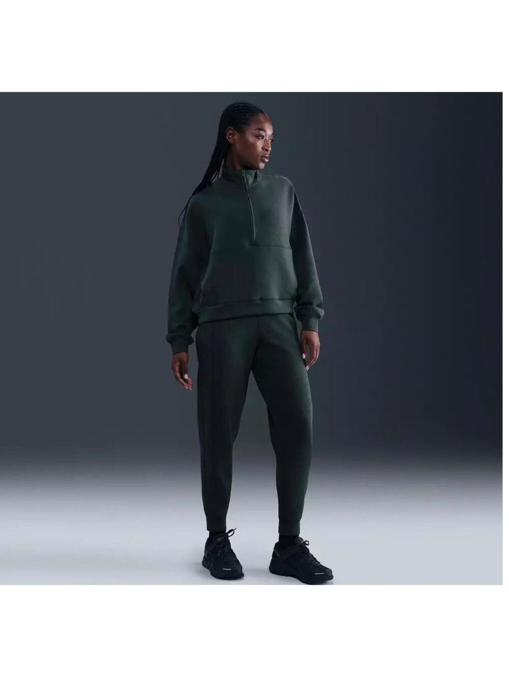 NWT Womens Nike 24.7 Impossibly Soft Mid Rise Joggers SZ S Small Seaweed Green